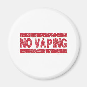 Aimant Pas de tampon d'encre rouge Vaping