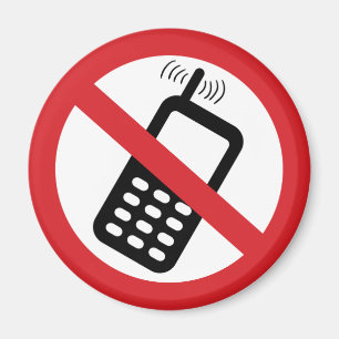 Aimant Pas de téléphones portables