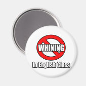 Aimant Pas De Whings En Classe Anglaise (Recto/Verso)