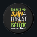 Aimant Pas De Wifi Dans La Forêt Drôle Inspirationnel Ran<br><div class="desc">Design amusant et humoristique pour randonneurs, campeurs et alpinistes. Cette marchandise vintage et en détresse conviendra à ceux qui aiment les activités de plein air. Parfait pour l'escalade de montagne, la randonnée dans la jungle et le camping. Grand cadeau de Noël et cadeau d'anniversaire pour ceux qui aiment explorer la...</div>