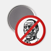 Aimant pas de zombies (Recto/Verso)