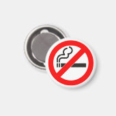 Aimant Pas de zone fumeurs (Recto/Verso)