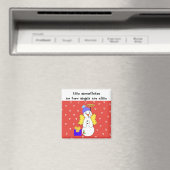 Aimant Pas Deux Snowflakes (In Situ (Lave-vaisselle))