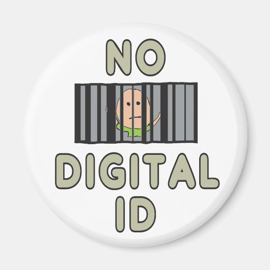 Aimant Pas d'ID numérique (Devant)