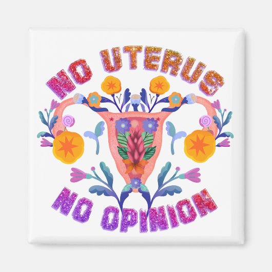 Aimant pas d'utérus pas d'avis (Devant)