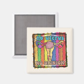 Aimant Pas d'utérus, pas d'avis (Recto/Verso)