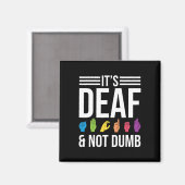Aimant Pas idiot (Recto/Verso)