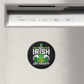 Aimant Pas Irlandais Juste Naughty Funny St Patrick's Day (In Situ (Lave-vaisselle))