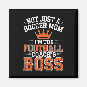 Aimant Pas juste une maman de footballeur Entraîneur de f