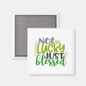 Aimant Pas Lucky Juste Béni (Recto/Verso)