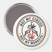 Aimant Pas mon cirque (Recto/Verso)