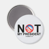 Aimant Pas mon président (Recto/Verso)