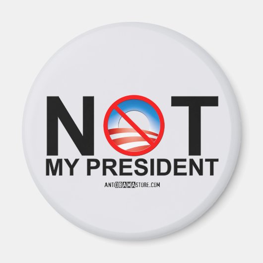 Aimant Pas mon président (Devant)