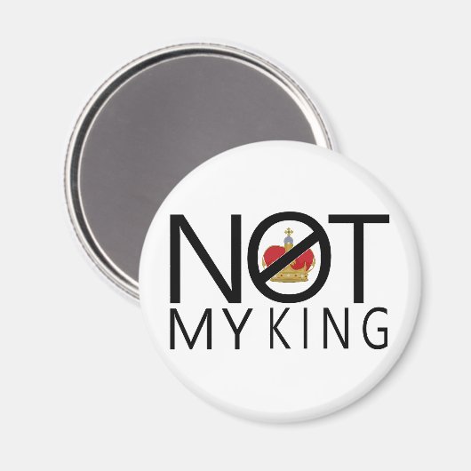 Aimant Pas mon roi (Recto/Verso)