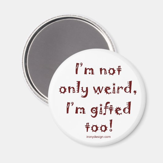 Aimant Pas seulement bizarre (Recto/Verso)