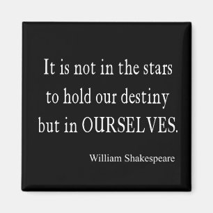 Aimant Pas Stars Destiny, Mais Nous-Mêmes Shakespeare Cit