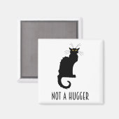 Aimant Pas Un Gros Amusant Introverti Antisocial Cat (Recto/Verso)