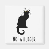 Aimant Pas Un Gros Amusant Introverti Antisocial Cat (Devant)