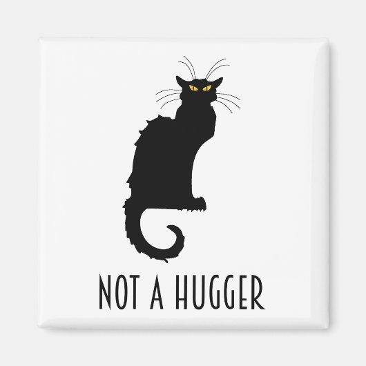 Aimant Pas Un Gros Amusant Introverti Antisocial Cat (Devant)