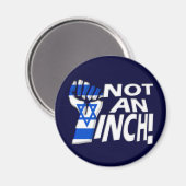 Aimant Pas un pouce (Recto/Verso)