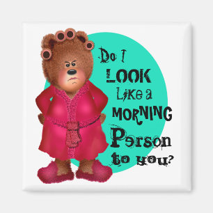 Aimant Pas une personne du matin