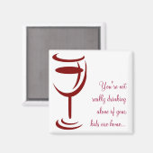 Aimant Pas vraiment boire seul si vos enfants sont à la m (Recto/Verso)