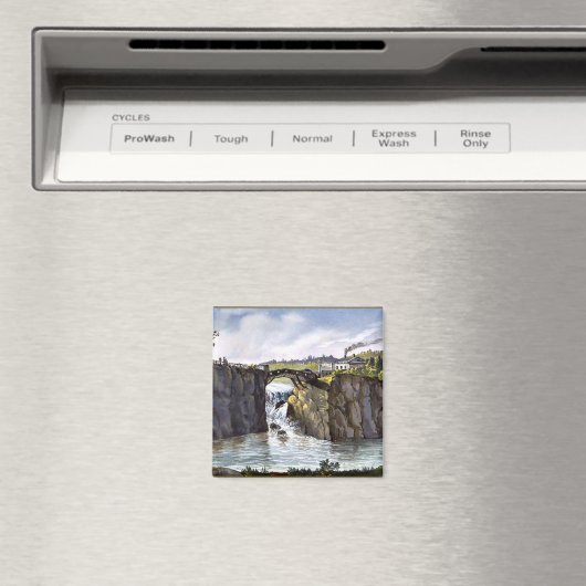 Aimant Passaic Falls dans le New Jersey, peinture d'art (In Situ (Lave-vaisselle))