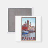 Aimant Passau - Donau Waterfront (Recto/Verso)