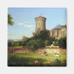 Aimant Passé glorieux (Joust médiéval) (Art Vintage)