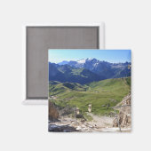 Aimant Passe Sella du mont Sassolungo (Recto/Verso)