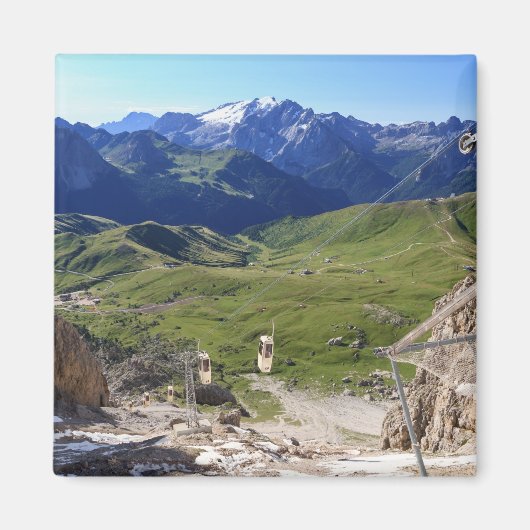 Aimant Passe Sella du mont Sassolungo (Devant)