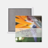 Aimant Passion au Paradis Mariage chrétien Favoriser (Recto/Verso)