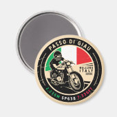 Aimant Passo di Giau Italie | Pass Giau | Motorcycle (Recto/Verso)