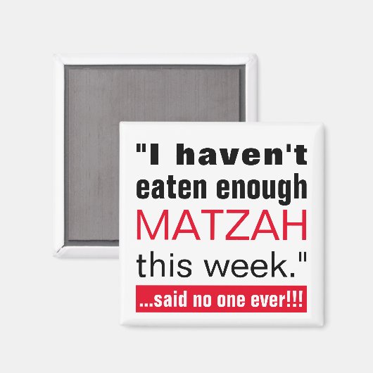 Aimant Passover Funny Matzah (Recto/Verso)