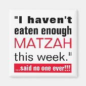 Aimant Passover Funny Matzah (Devant)