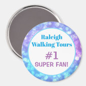 Aimant Pastel Cute Girl Super Fan (Recto/Verso)