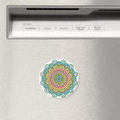 Aimant Pastel Defleur Mandala (In Situ (Lave-vaisselle))