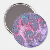 Aimant Pastel Fractal (Recto/Verso)
