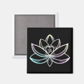 Aimant Pastel Lotus  (Recto/Verso)