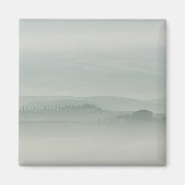 Aimant Pastel matin dans la brouillard toscane (Devant)