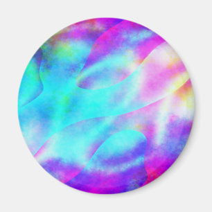 Aimant Pastel Neon Rainbow Gradient Art