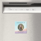 Aimant Pastel Photo Life Celebration (In Situ (Lave-vaisselle))