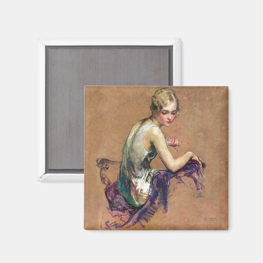 Aimant Pastel Portrait (Recto/Verso)