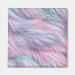 Aimant Pastel Rainbow Fur