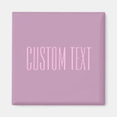 Aimant Pastel Violet & Rose Clair | Texte Moderne Éditabl (Devant)