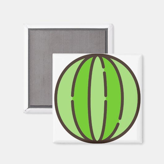 Aimant pastèque (Recto/Verso)