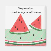 Aimant Pastèque avec dire (Devant)