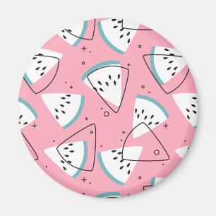 Aimant Pastèque colorée