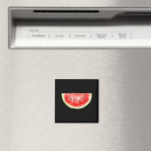Aimant Pastèque Été Aquarelle Fruit Tranches Juteux (In Situ (Lave-vaisselle))