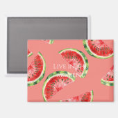 Aimant Pastèque Rose Rouge Vert Blush (Recto/Verso)